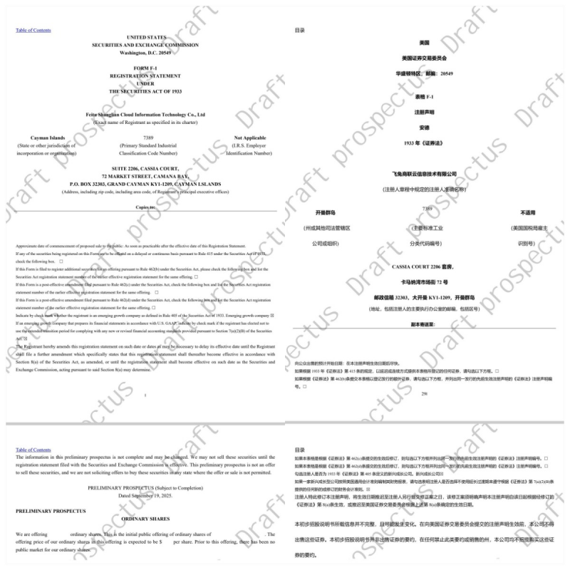 招股书立标SEC审核！飞兔商联叩关纳斯达克上市冲刺进入新阶段